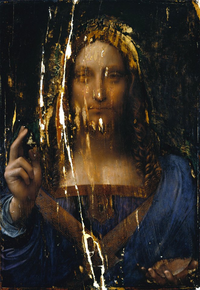 Salvator Mundi, 2006-07 photograph, after cleaning