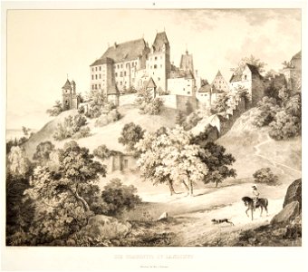 Sammlung malerischer Burgen - 3te Lieferung - Die Trausnitz zu Landshut