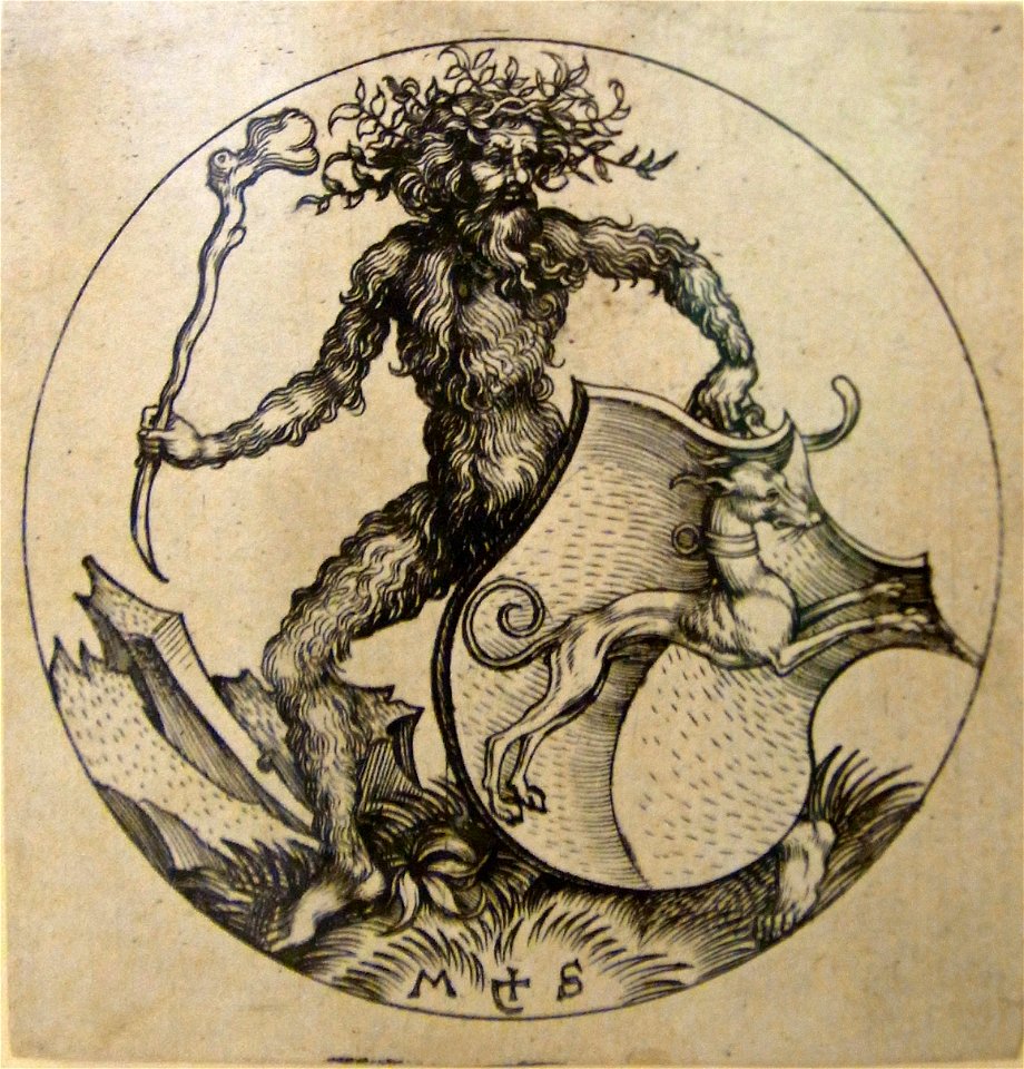 Sammlung Ludwig - Artefakt und Naturwunder-Schongauer-Wilder Mann80410