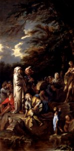 Salvator Rosa - Saint John the Baptist Preaching in the Wilderness - 72-1970 - Saint Louis Art Museum