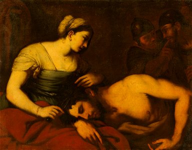 Samson and Delilah by a follower of Luca Giordano Mauritshuis 356