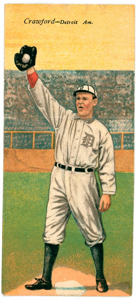 Sam. Crawford-Tyrus R. Cobb, Detroit Tigers, baseball card portrait LCCN2007683883