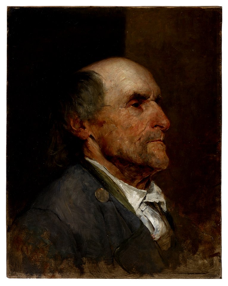 Samuel G Richards - Study Head (Old Man) - 29.86 - Indianapolis Museum of Art