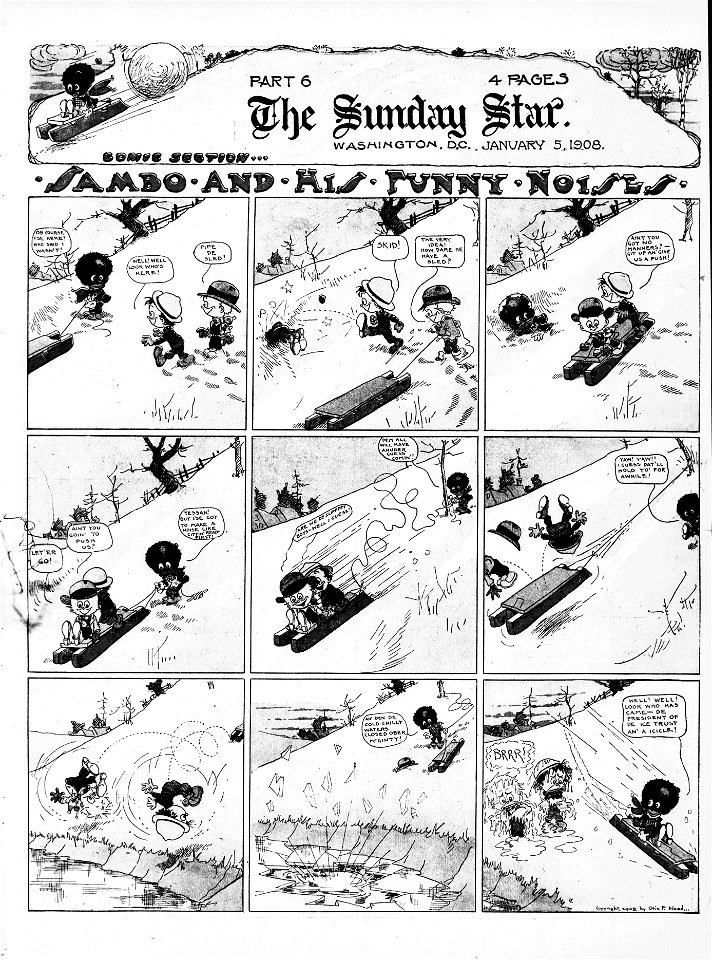 Sambo and his Funny Noises (January 5, 1908)