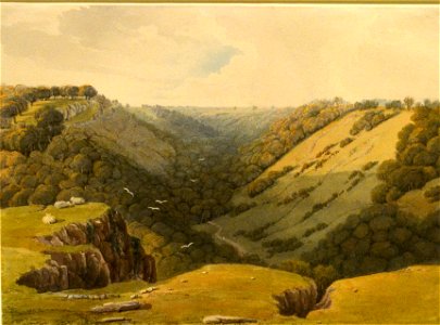 Samuel Jackson - Vue de Sudbrook Hill Fort -Portskewit Monmouthshire (c 1820)