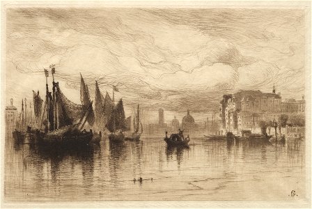 Samuel Colman (American, 1832-1920) - A Cloudy Day in Venice - 1919.691 - Cleveland Museum of Art