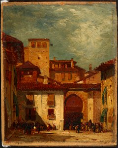 Samuel Colman - Moroccan Courtyard - 2006.27 - Fogg Museum
