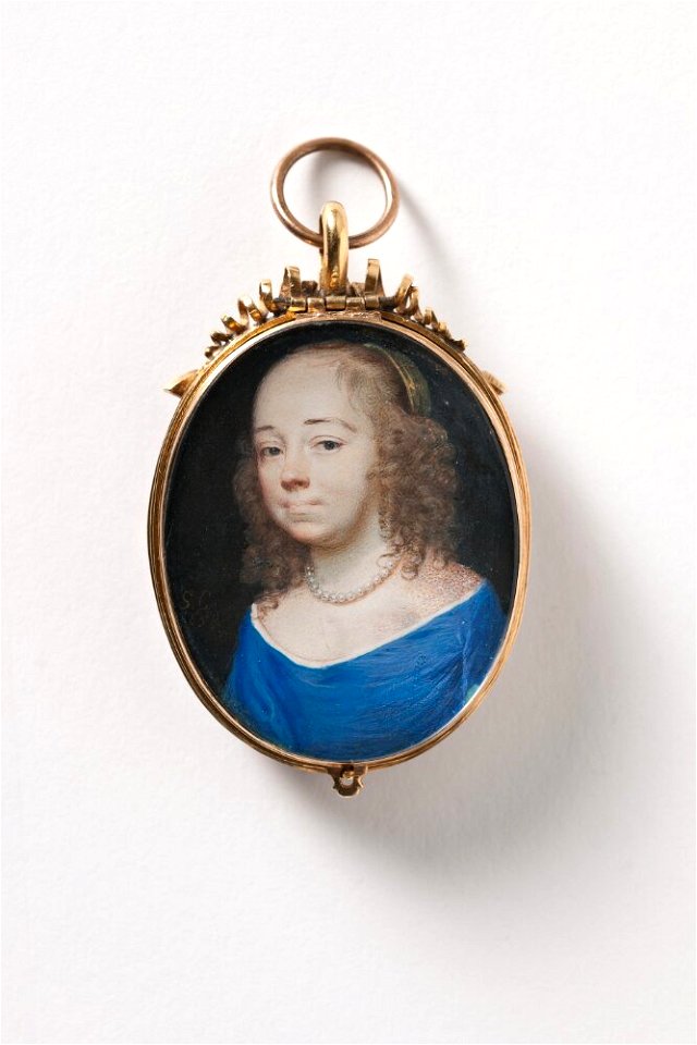 Samuel Cooper - Elizabeth Wriothesley, grevinna av Southampton, f. Leigh (1620-1655), gift med Thomas Wriothesley, tredje earl av Southhampton - NMB 889 - Nationalmuseum