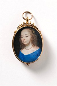 Samuel Cooper - Elizabeth Wriothesley, grevinna av Southampton, f. Leigh (1620-1655), gift med Thomas Wriothesley, tredje earl av Southhampton - NMB 889 - Nationalmuseum