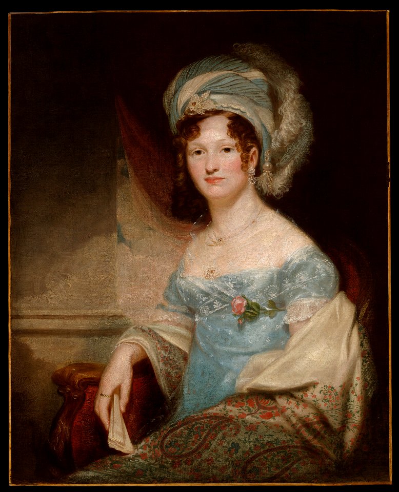 Samuel Finley Breese Morse - Mrs. David Curtis DeForest (Julia Wooster), (1795-1873) - 1893.2 - Yale University Art Gallery
