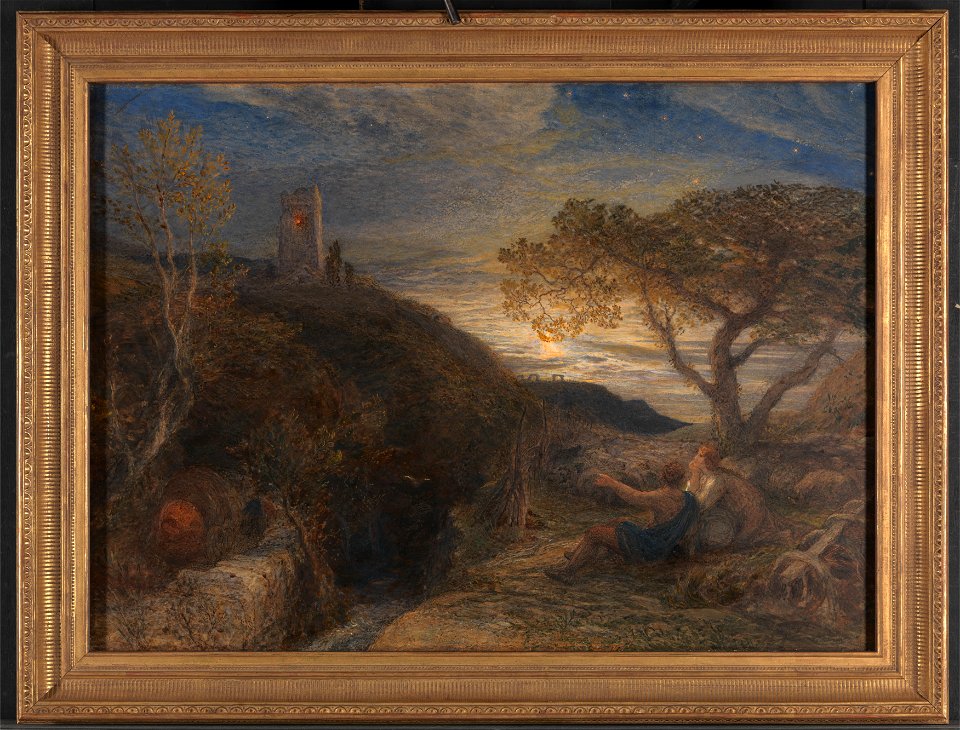 Samuel Palmer - The Lonely Tower - Google Art Project