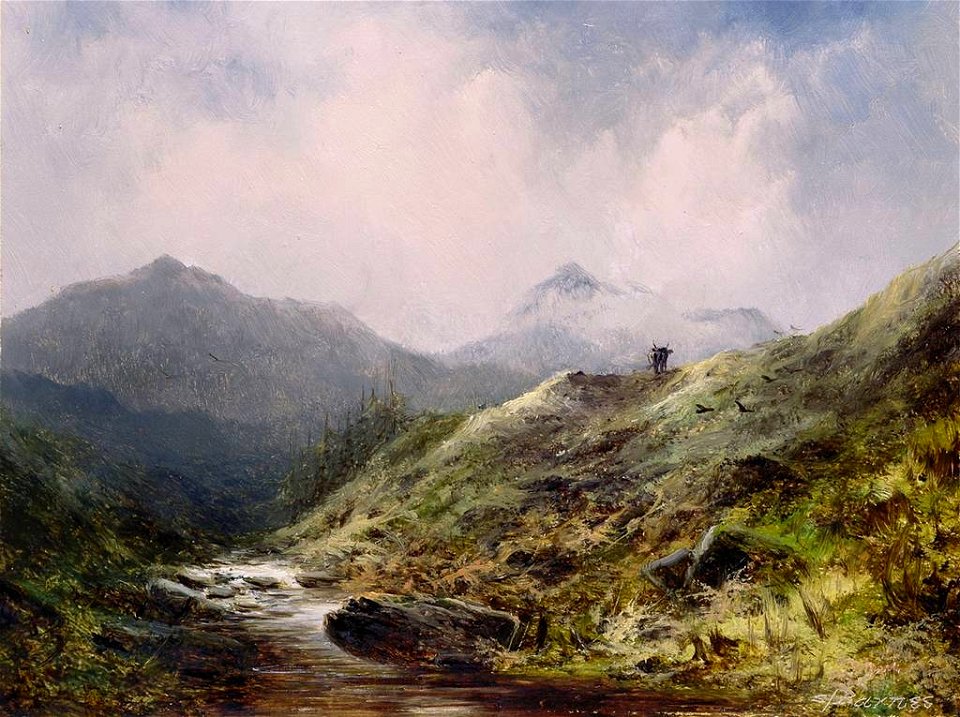 Samuel John Barnes (1847-1901) - The Callater Burn - RCIN 407488 - Royal Collection