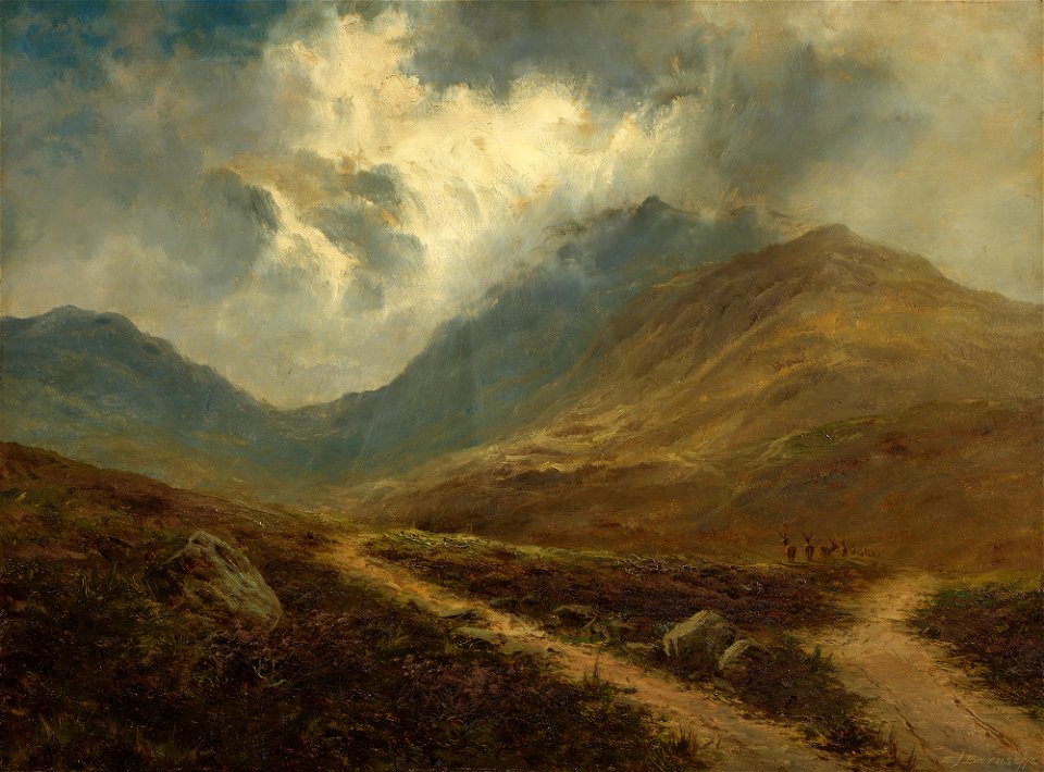 Samuel John Barnes (1847-1901) - Lochnagar from the Queen's Forest - RCIN 405089 - Royal Collection