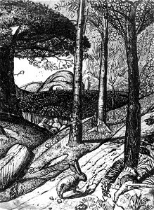 Samuel Palmer - Early Morning (detail) - WGA16953