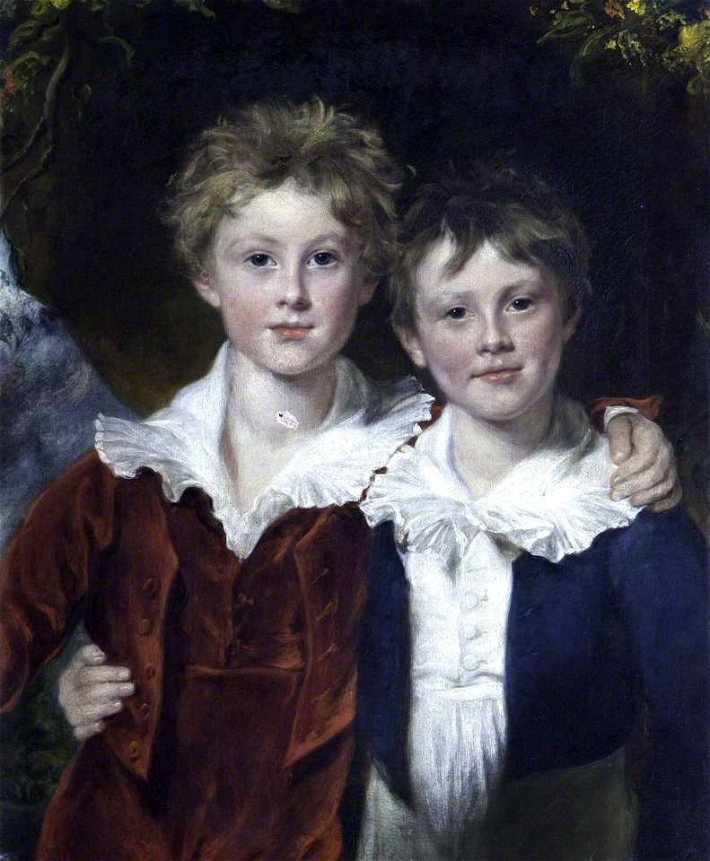 Samuel Lane (1780-1859) - Thomas William Coke (1822–1909), Later 2nd Earl of Leicester, KG, and His Brother the Honourable Edward Keppel Coke (1824–1889) - 1271076 - National Trust