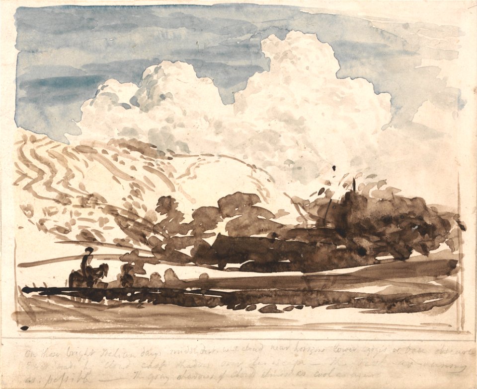 Samuel Palmer - The Bright Cloud - Google Art Project