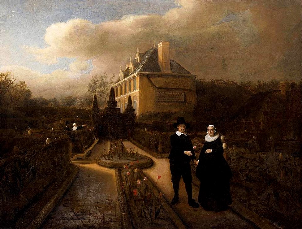 Samuel van Hoogstraten - Portrait of Johan Cornelisz. Vijgeboom and His Wife - WGA11728
