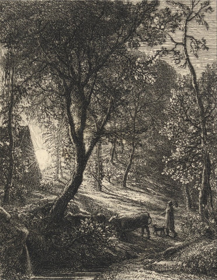 Samuel Palmer - The Herdsman's Cottage - Google Art Project