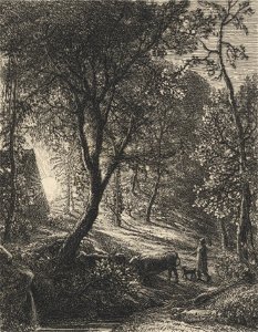 Samuel Palmer - The Herdsman's Cottage - Google Art Project