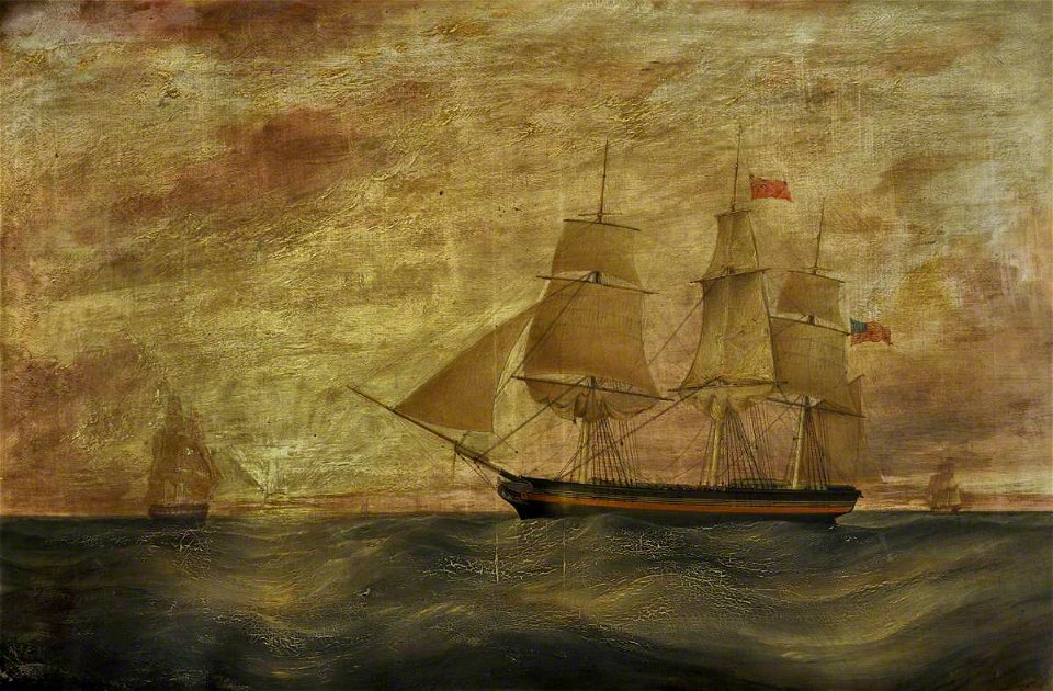 Samuel Walters (1811-1882) - The Clipper 'Roscoe' - BHC3591 - Royal Museums Greenwich