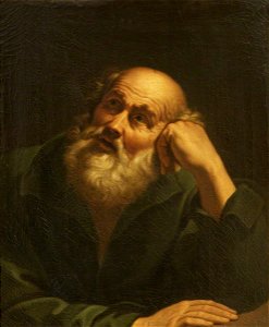 Samuel Woodforde (1763-1817) (attributed to) - Head of Saint Peter (after Guido Reni) - 732139 - National Trust