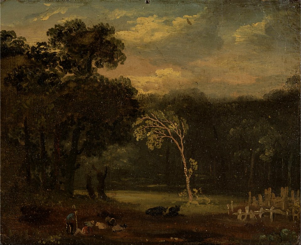 Samuel Palmer - Sketch from Nature in Sion Park - Google Art Project