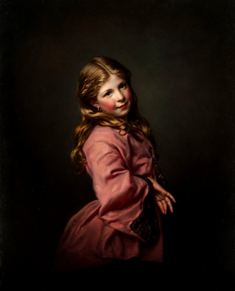 Samuel Baruch Ludwig Halle Kleines Mädchen 1863