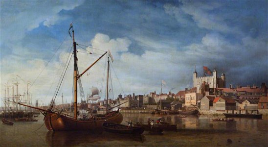 Samuel Scott (c.1702-1772) - The Thames by the Tower of London - 1401194 - National Trust