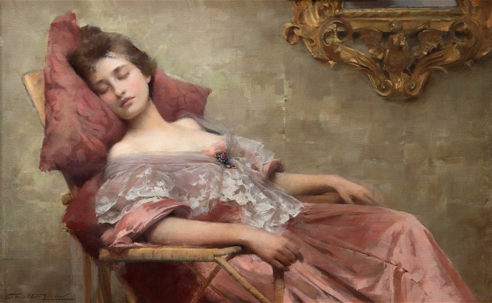 Samuel Melton Fisher - Asleep - MU-47 - Auckland Art Gallery