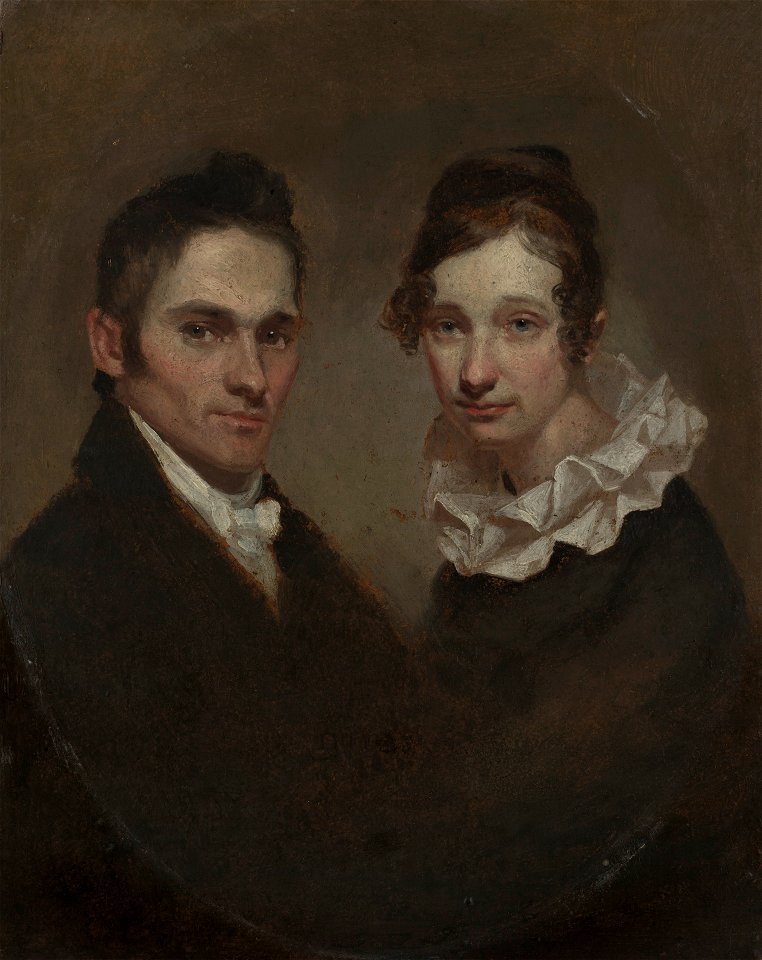 Samuel Finley Breese Morse - Reverend (1789-1869) and Mrs. Hiram Bingham (Sybil Mosely, d. 1848) - 1945.237 - Yale University Art Gallery