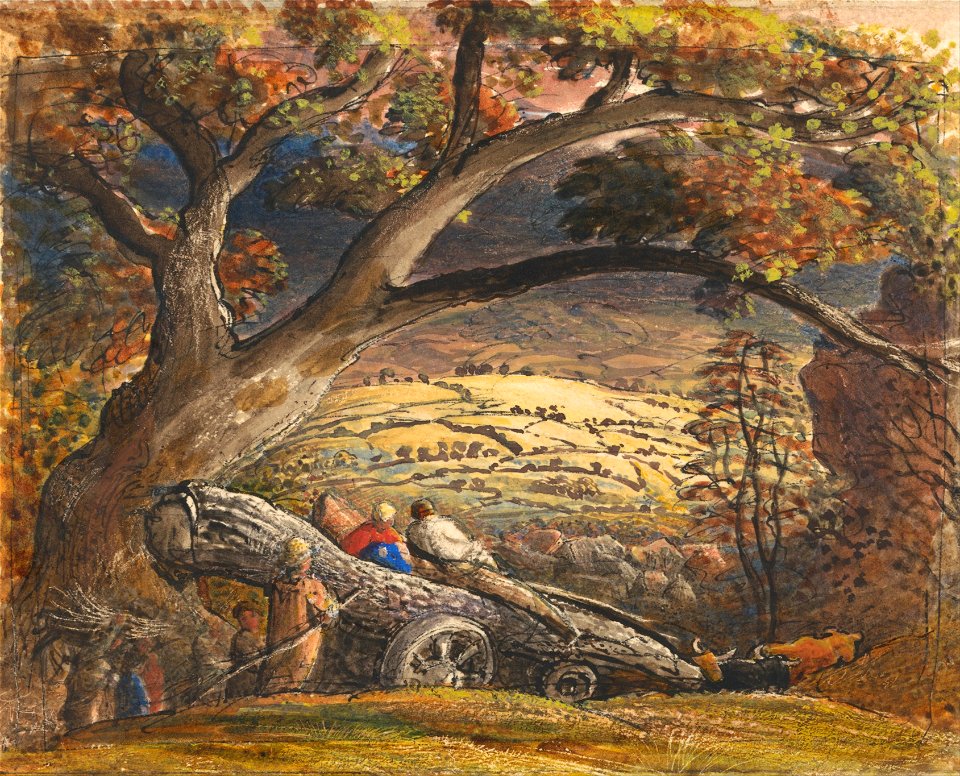 Samuel Palmer - The Timber Wain - Google Art Project