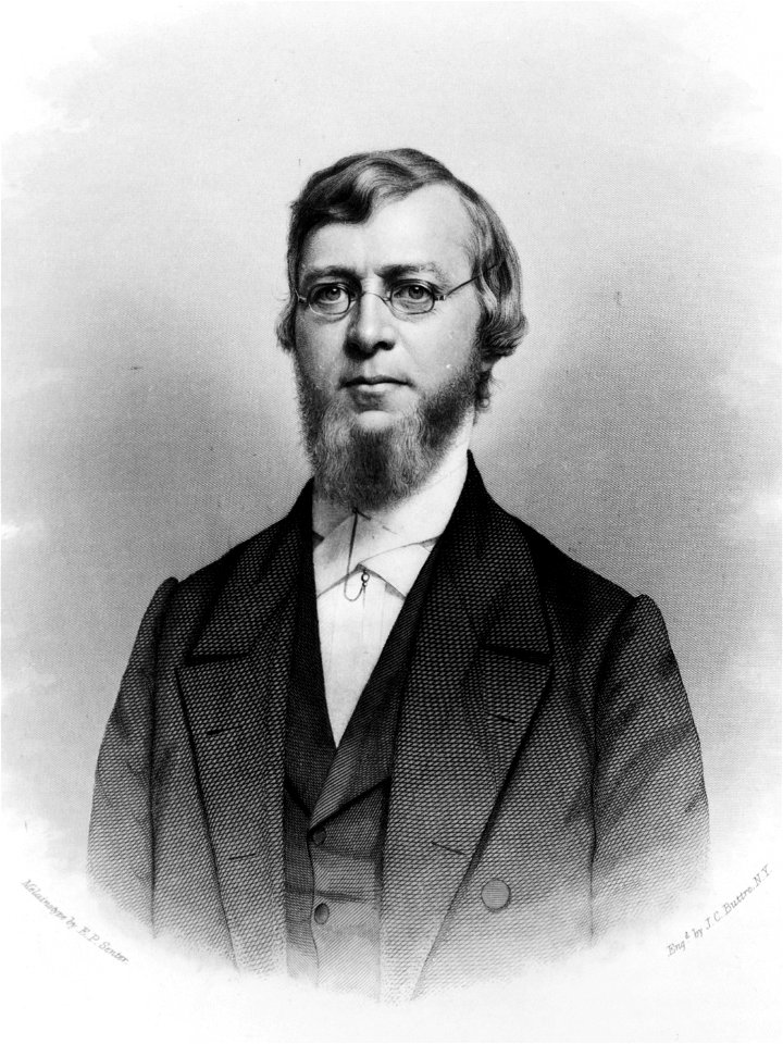 Samuel M. Hopkins, D.D., Hyde Professor of ecclesiastical history and church polity, Theological Seminary, Auburn, N.Y. - Melainotype by E.P. Senter ; engd. by J.C. Buttre, N.Y. LCCN93500555 (cropped)