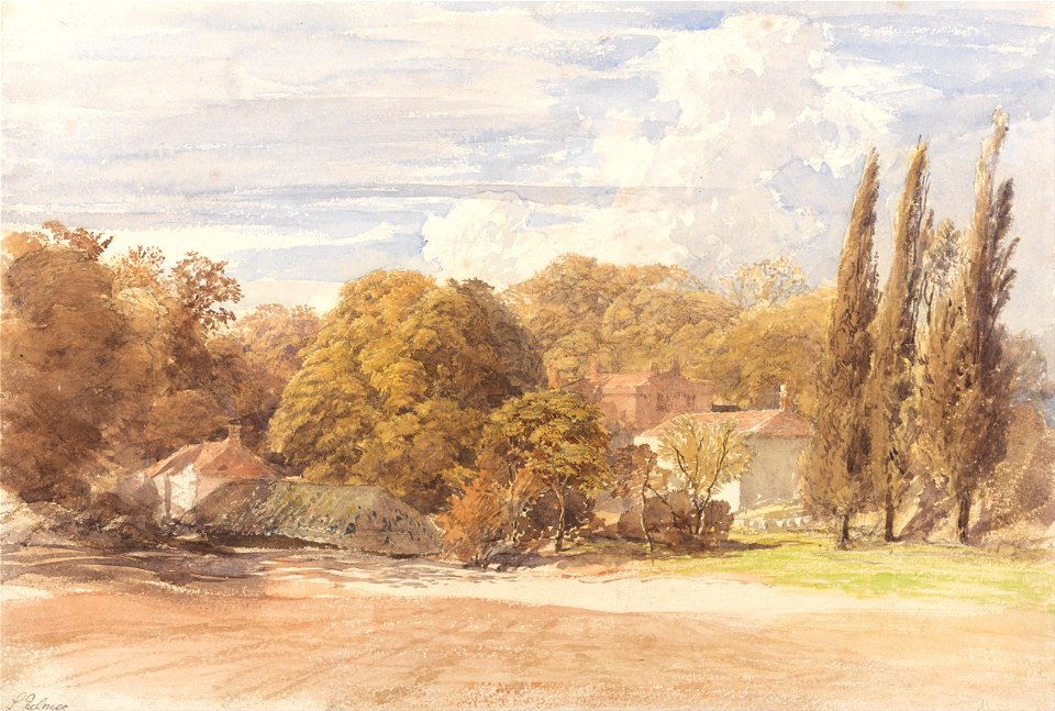 Samuel Palmer - Kensington Gardens - Google Art Project