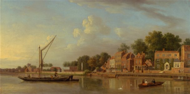 Samuel Scott - The Thames at Twickenham - Google Art Project. Free illustration for personal and commercial use.