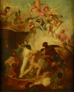 Samuel Drummond (1765-1844) - Repulsing a Boarding Party - BHC1155 - Royal Museums Greenwich