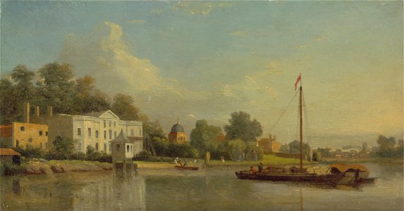 Samuel Scott - Pope's Villa, Twickenham - Google Art Project