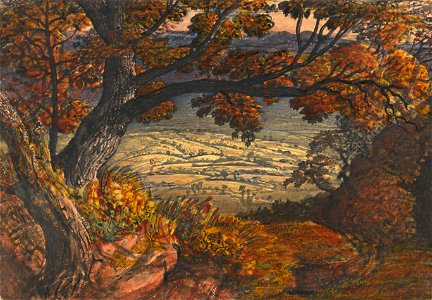Samuel Palmer - The Weald of Kent - Google Art Project