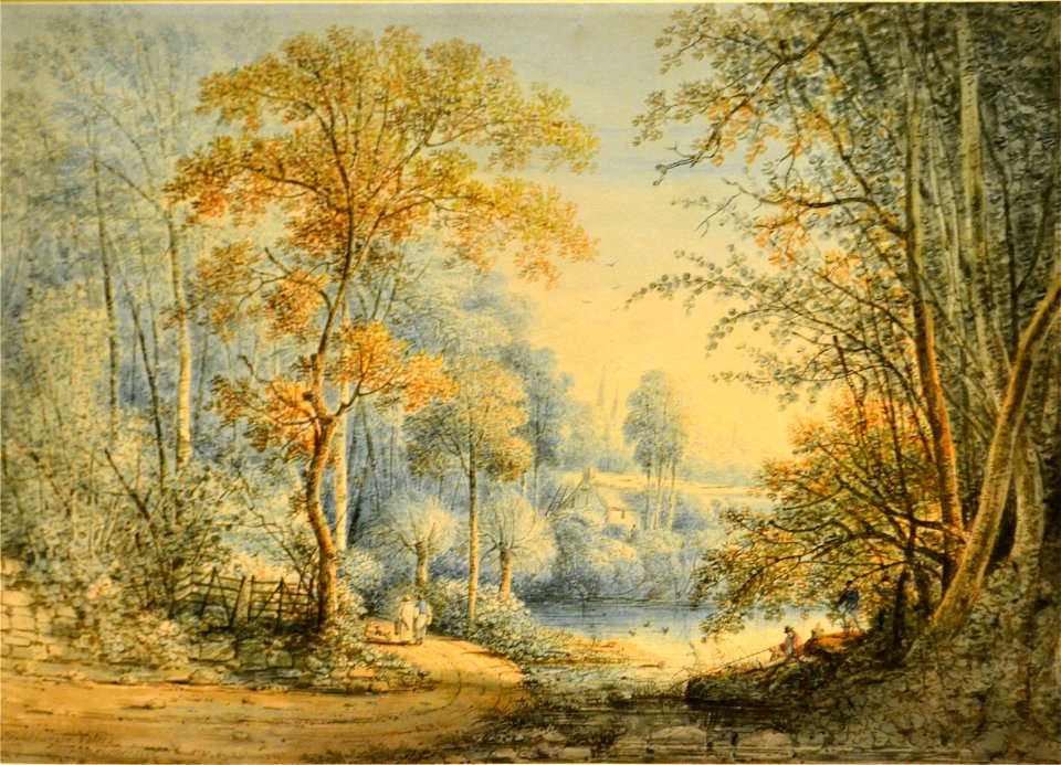 Samuel Colman - Vallée du Nightingale, Brislington (c 1835)