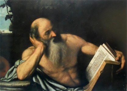 San Girolamo in meditazione (Moretto)