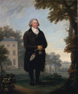 Samuel de Wilde - Gentleman in the Grounds of his House - Google Art Project