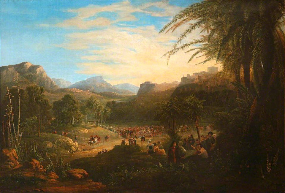 Samuel Colman (1780-1845) (circle of) - The Entry of Christ into Jerusalem - 1548046 - National Trust