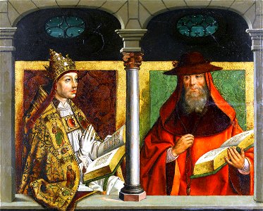 San Gregorio Magno y San Jerónimo, de Pedro Berruguete (Museo del Prado)