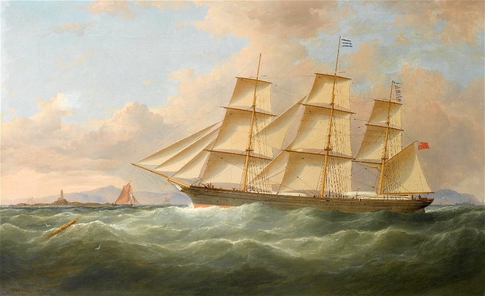 Samuel Walters - The ship 'Chevy Chase' inward bound off the Skerries (1864)
