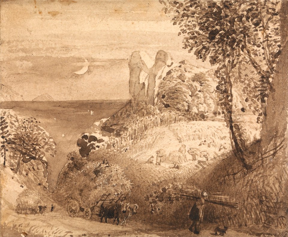 Samuel Palmer - A Pastoral Scene - Google Art Project