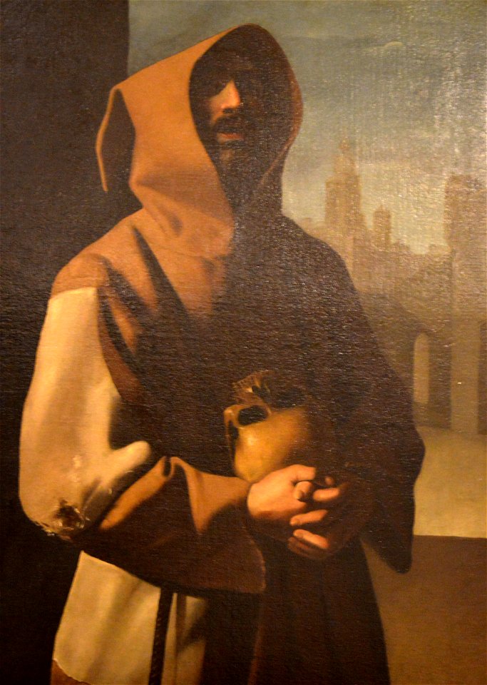 San Francisco de Asis en éxtasis - Francisco de Zurbarán
