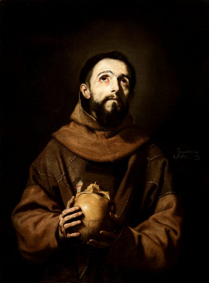 San Francisco de Asís, por José de Ribera