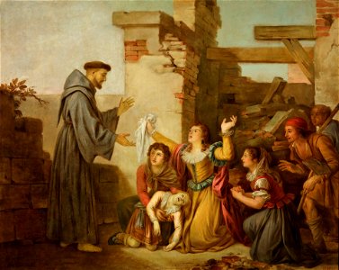 San Francisco resucita a una niña, de Antonio Carnicero (Museo del Prado)