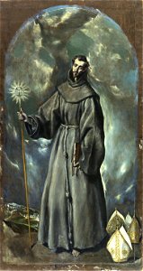 San Bernardino (El Greco). Free illustration for personal and commercial use.