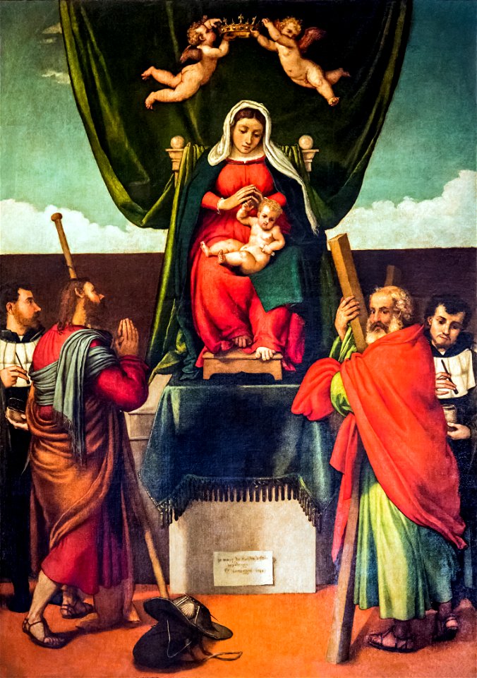 San Giacomo dall'Orio (Venice) - Pala di San Giacomo dell'Orio by Lorenzo Lotto