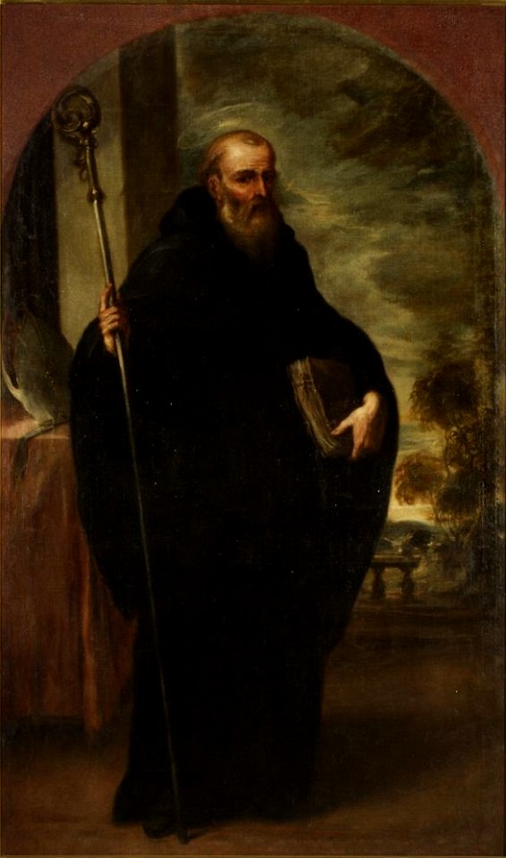 San Benito de Nursia, de Vicente Berdusán (Museo de Zaragoza)